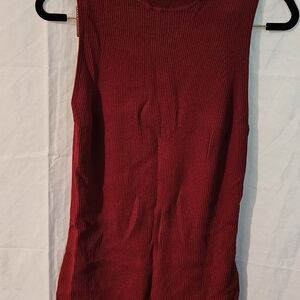 Anne Klein Red Muscle Tee